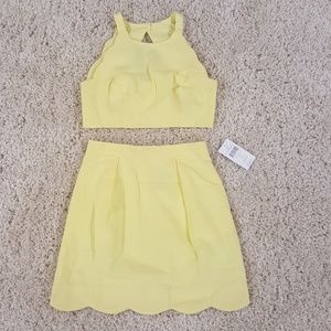 NWT Lauren James 2pc Seersucker Dress M